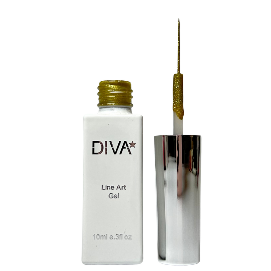 DIVA Line Art Gel Gold