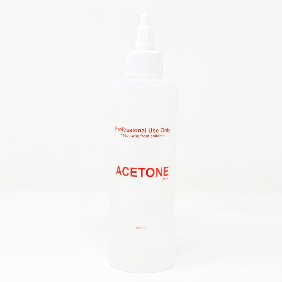 Empty Plastic Bottle 250ml Acetone